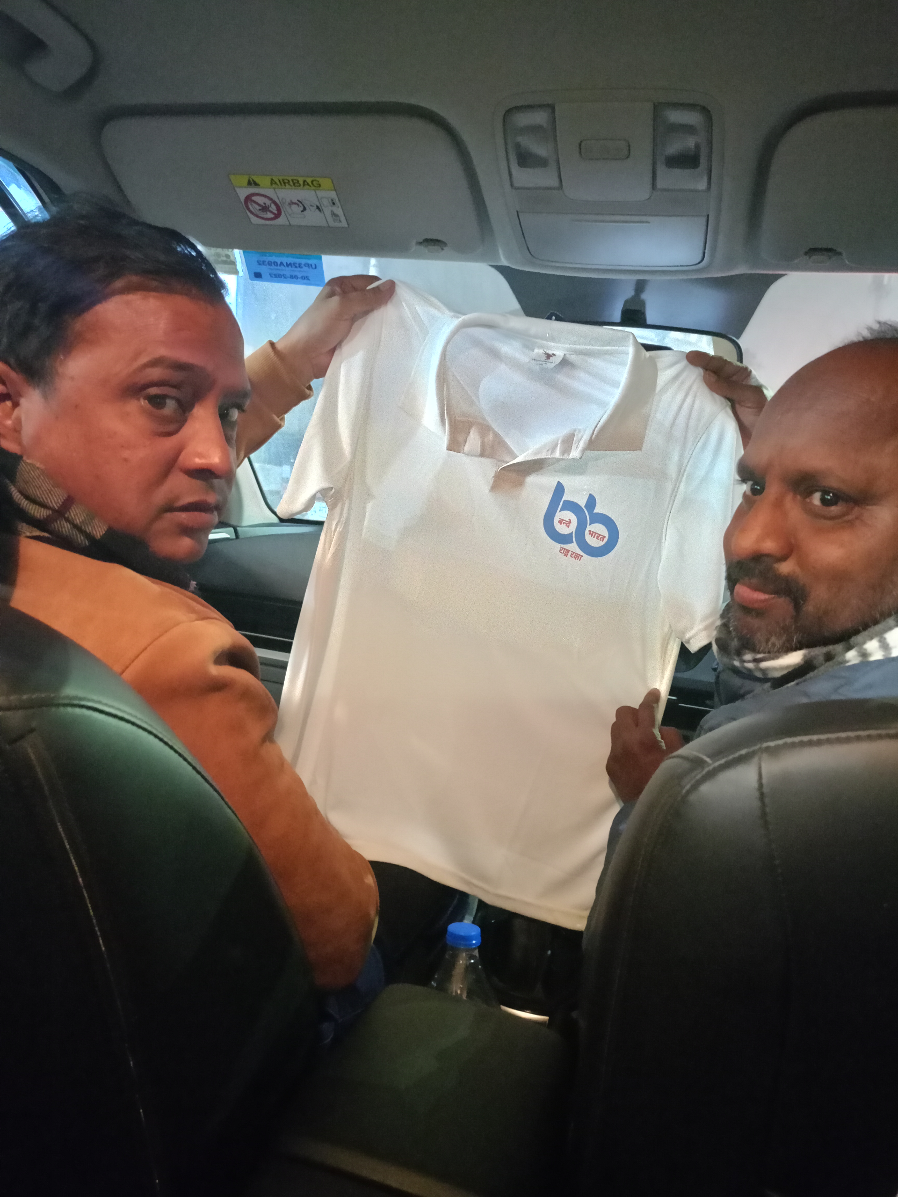 FAMOUS COMEDIAN RAJEEV NIGAM WITH FOUNDER OF BANDE BHARAT AJEET KUMAR